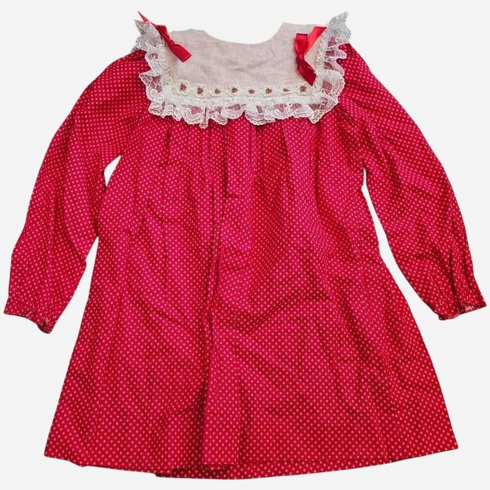 winnie the pooh vintage y2k 90s red polka dot mini dress